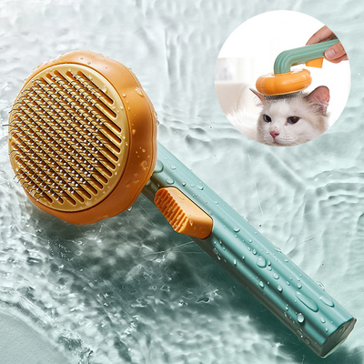 Katzenbürste / Hundebürste nur mit Einem-Klick-Haarentfernen