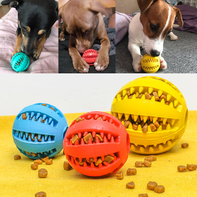 Hunde Kaubälle aus Gummi gut für Zähne